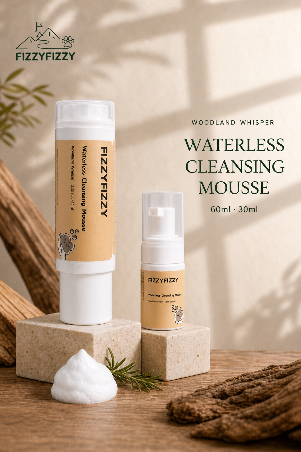 Woodland Whisper Waterless Cleansing Mousse