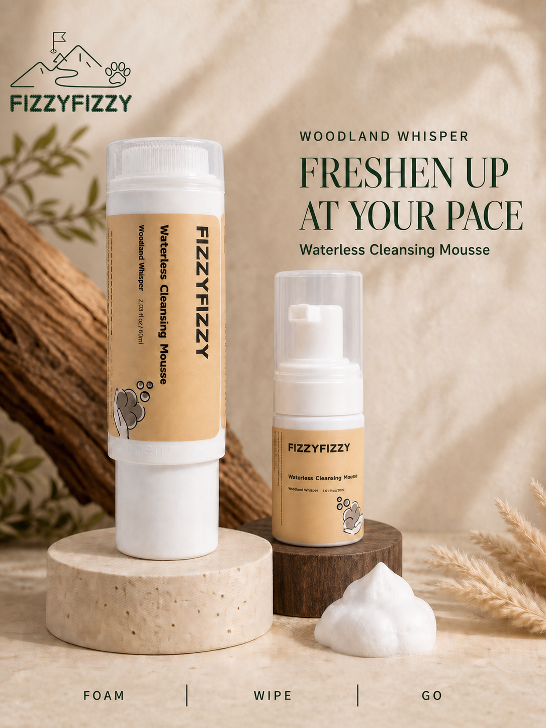 Woodland Whisper Waterless Cleansing Mousse detail image 1